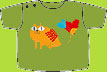Zutano Furry Love "Here Kitty" Short Sleeve T-shirt