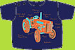 Zutano Kubota Navy Short Sleeve T-shirt