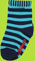 Zutano Navy/Pool Multi Stripe Socks