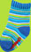 Zutano Pool Multi Stripe Socks