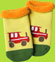 Zutano Farm Fresh Terry Socks for Newborn