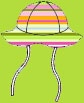 Zutano Giardino Multi Stripe Sun Hat