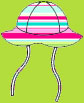 Zutano  Fairground Stripe Sun Hat