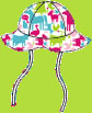 Zutano Fuchsia Farmyard Sun Hat