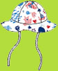 Zutano Whale Watch Sun Hat