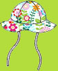 Zutano Flower Time Sun Hat