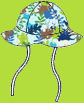 Zutano Dino Jungle Sun Hat