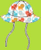 Zutano Lions Sun Hat
