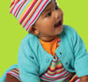 Zutano Super Multi Stripe Swing Top