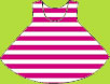 Zutano Fuchsia/White Stripe Swing Top