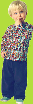 Zutano Robots Toddler Long Sleeve T-shirt