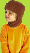 Zutano Cozies Chocolate Cotton Sherpa Nordic Hat for Toddler