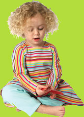 Zutano Toddler Super Multistripe Long Sleeve Ella Dress