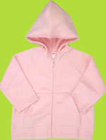 Zutano Cozies Pink Cotton Sherpa Hoodie for Toddler