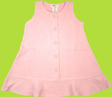 Zutano Pink Fleece Jumper Dress for Toddler