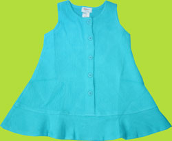 Zutano Toddler Pool Cotton Sherpa Jumper Dress