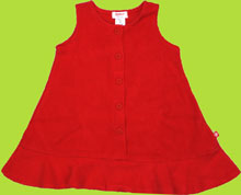 Zutano Toddler Red Fleece Jumper Dress