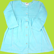 Zutano Aqua Velour Dress