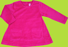 Zutano Toddler Fuchsia Velour Tunic