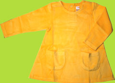 Zutano Toddler Orange Velour Dress
