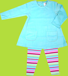 Zutano Toddler Orange Velour Dress
