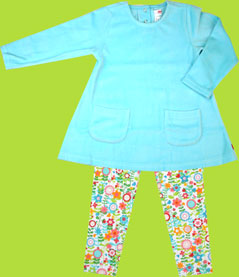 Zutano Toddler Orange Velour Dress