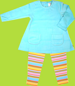 Zutano Toddler Fuchsia Velour Tunic