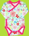 Zutano Itzy-Bitzy Flower Show Long Sleeve Bodysuit