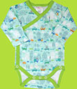 Zutano Itzy-Bitzy Long Sleeve Wrap Bodysuit for newborn and preemie