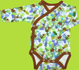 Zutano Itzy-Bitzy Dino Jungle Long Sleeve Bodysuit