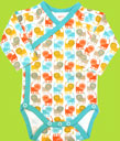 Itzy-Bitzy Lions Long Sleeve Body Wrap for Newborn