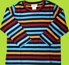 Zutano Navy Bold Stripe Long Sleeve T-shirt for Toddler