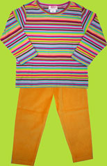 Zutano Toddler Super Multistripe Long Sleeve T-shirt