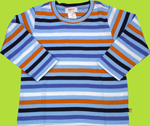 Zutano Bold Stripe Chambray Long Sleeve T-shirt for Toddler