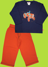 Kubota Tractor Navy Long Sleeve T-shirt