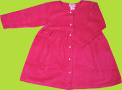 Zutano Fuchsia Velour Dress for Toddler