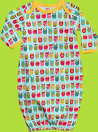 Zutano Itzy-Bitzy Owls Gown
