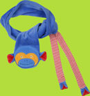 Zutano Velour Monkey Scarf