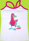 Zutano Collectibles Sea Bird White Cotton Tank Top