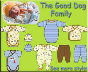 Zutano Newborn and Preemie Clothing Good Dog Collection