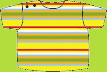Zutano Yellow Multi Stripe Sleeve T-shirt