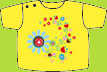 Zutano Florytale "Flower" yellow T-shirt