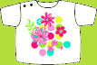 Zutano Flower Show "Zinnia" Short Sleeve T-shirt