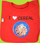 i-play I Love Cereal Soft PVC free bib