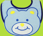 i play blue bear pvc free bib