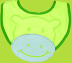 i play green Hippo PVC free bib