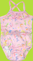 i-play Pink Mermaids Sun Protective Tanksuit with Swim Diaper