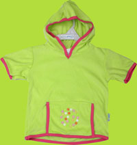 i-play Lime Multi Dot Sun Protective Hooded Cover-up