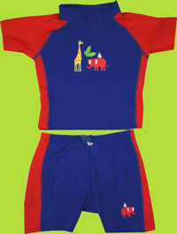 i-play Royal Jungle Two-Pcs Sunsuit w/Swim Diaper