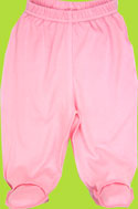 i-play Origins Pink Organic Footie Pant 